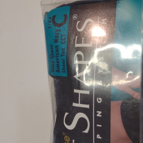 Vintage no nonsense great shapes navy sheer all over shaper 2pk lycra shaping 1x - Picture 8 of 11